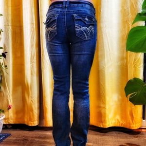 Wallflower Vintage straight leg jeans dark wash sz 0